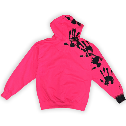 PINK HANDPRINTS HOODIE (M-XL)
