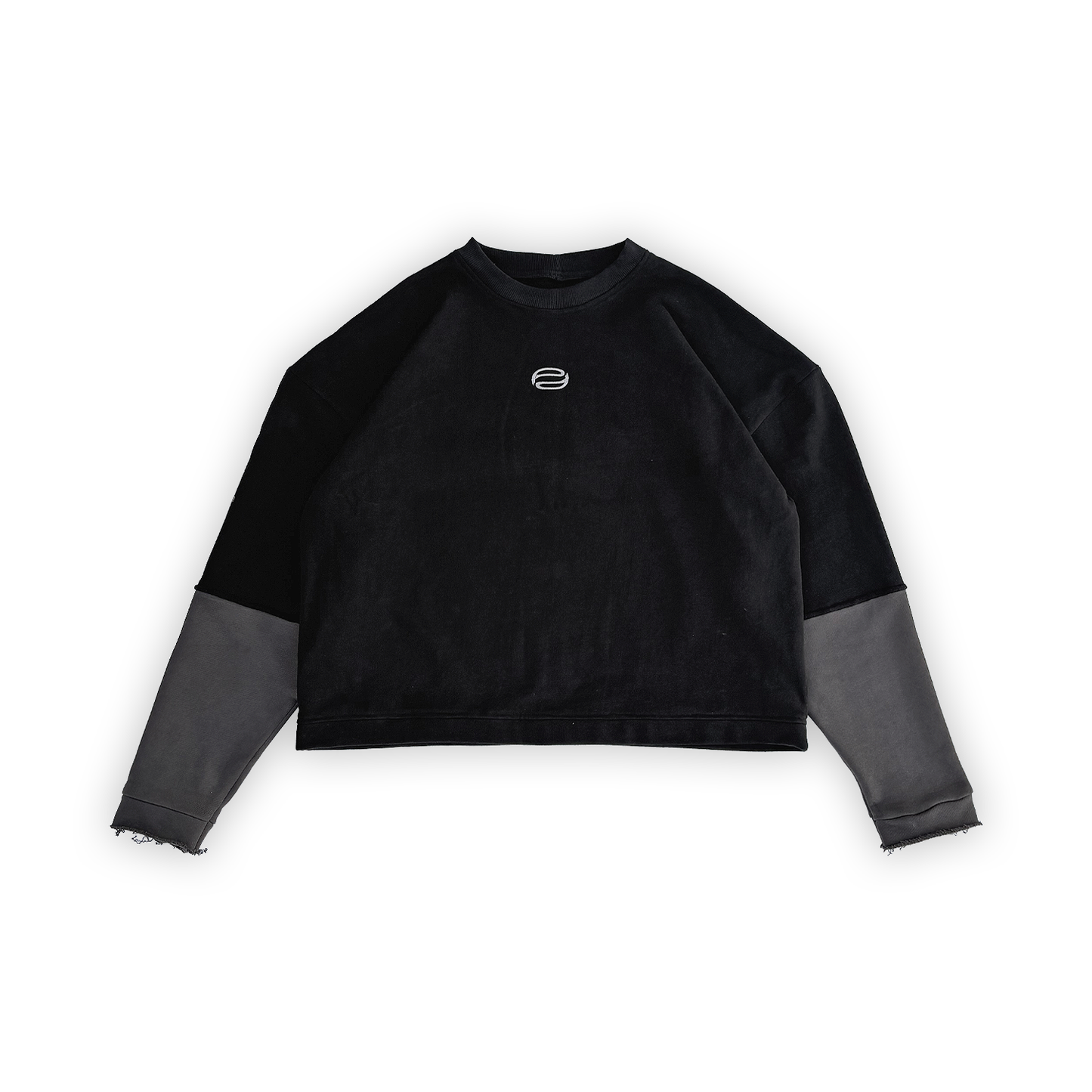 TWO-TONE CREWNECK