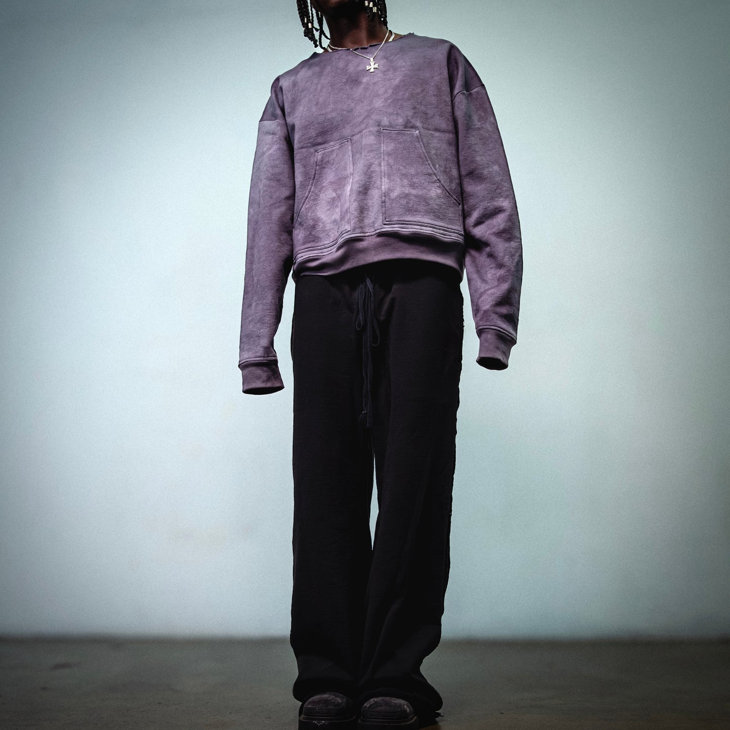 SLATE PURPLE CREWNECK