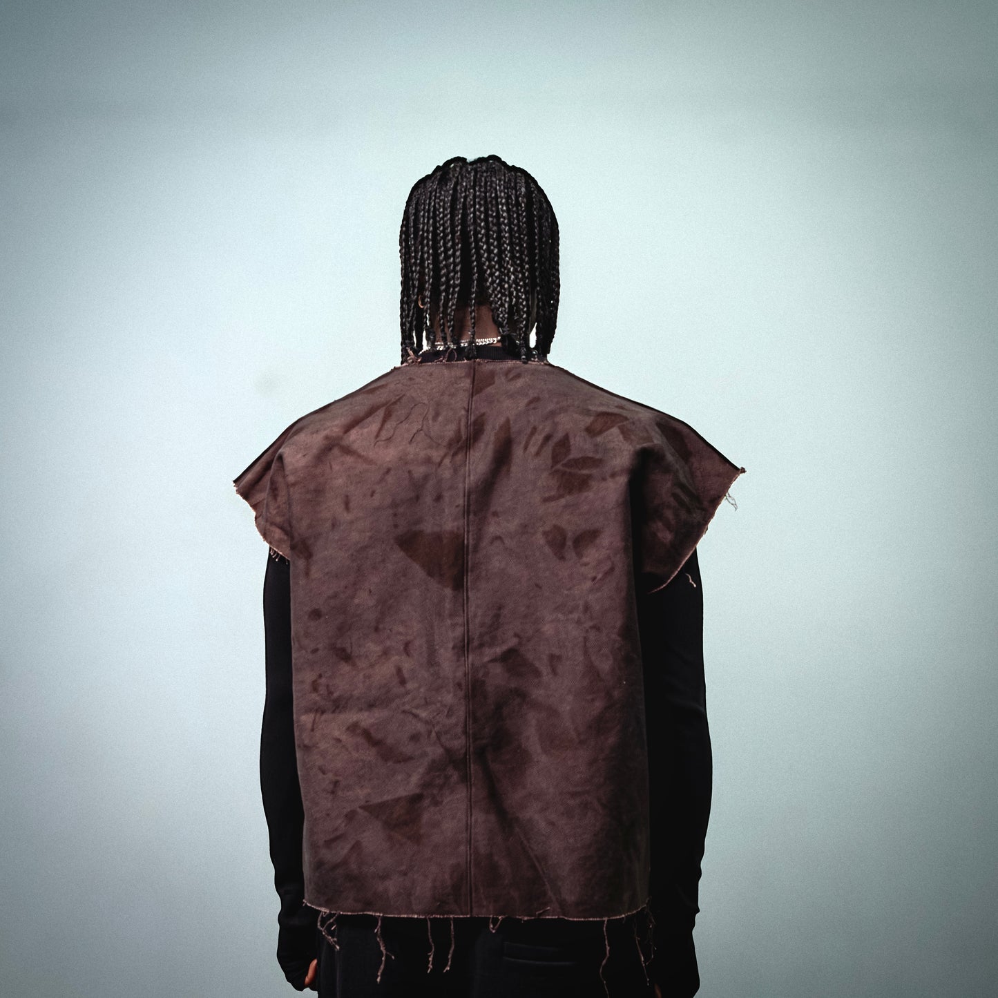 BURNT UMBER DOUBLE-LAYERED LS